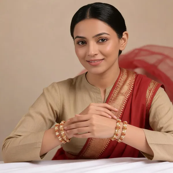 Copper_Base_With_Gold_Plated_Moti_Powala_Bangles