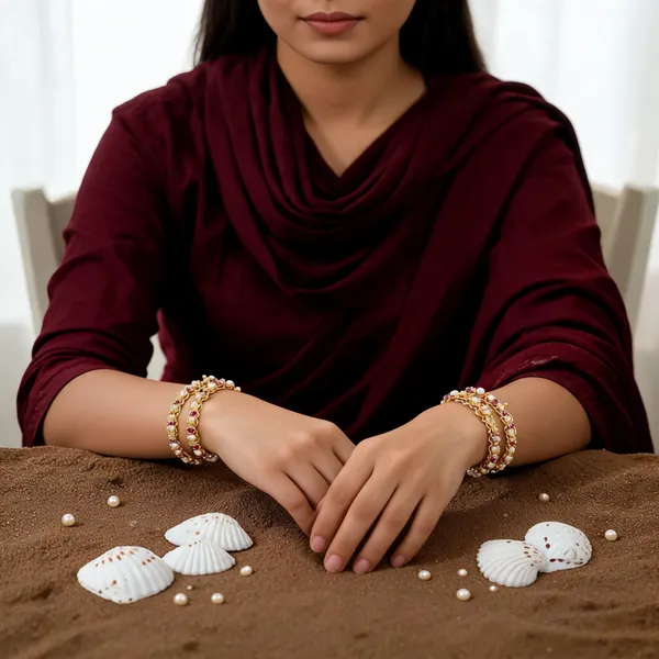 Copper_Base_With_Gold_Plated_Gulmohari_Moti_Bangles
