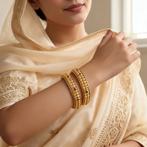 Copper_Base_With_Gold_Plated_Swrnapailu_Antique_Bangles