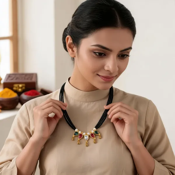 Copper_Base_With_Gold_Plated_Anatika_Multistone_Short_Mangalsutra
