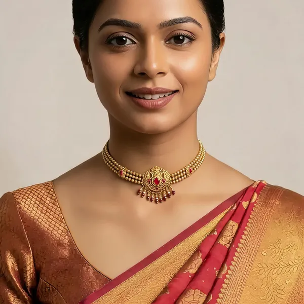 Copper_Base_With_Gold_Plated_Copper_Base_With_Gold_Plated_Hirabindu_Antique
