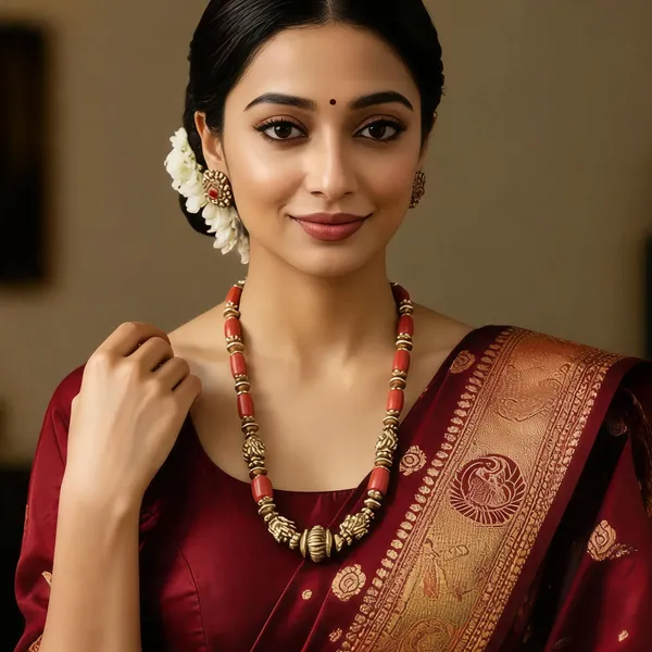 Copper_Base_With_Gold_Plated_Poval_Parampara_Necklace