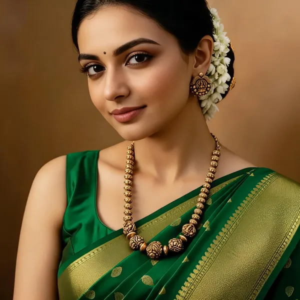 Copper_Base_With_Gold_Plated_Shrivilaas_Kantha_Short_Necklace