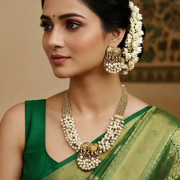 Copper_Base_With_Gold_Plated_Anvita_Short_Moti_Necklace
