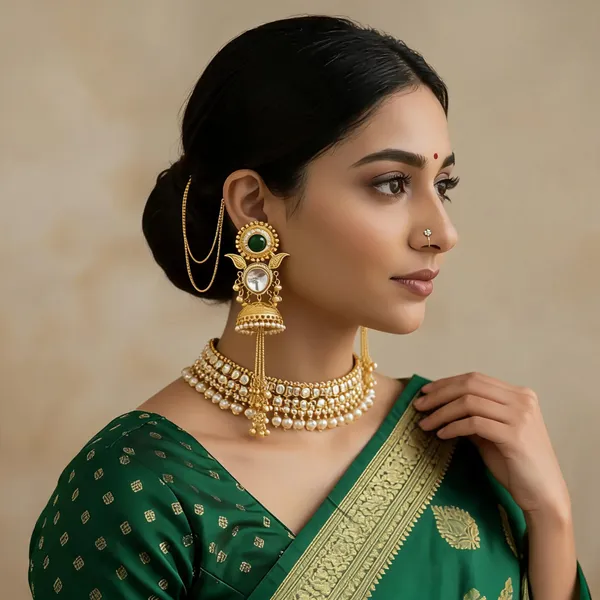 Copper_Base_With_Gold_Plated_Kundan_Earrings