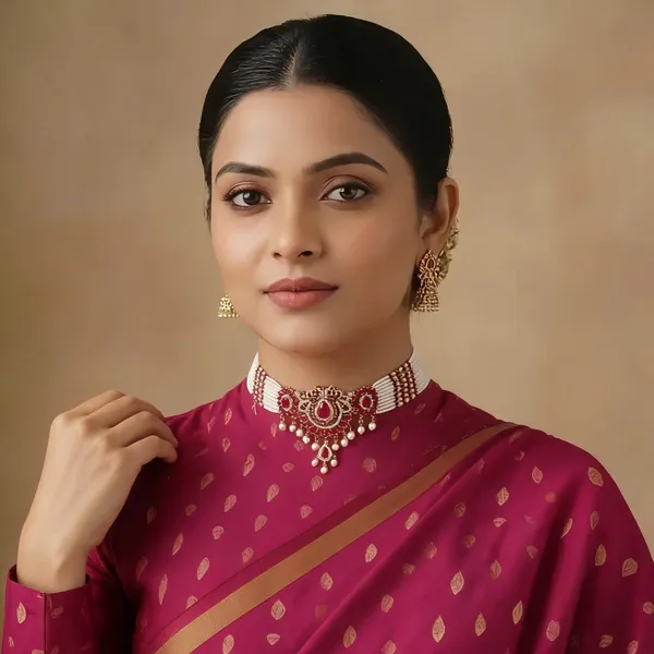 Copper_Base_With_Gold_Plated_Nilanjali_Moti_Choker