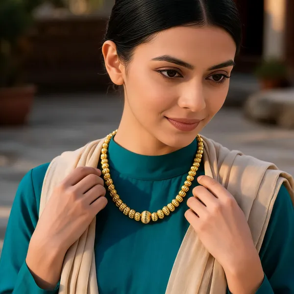 Copper_Base_With_Gold_Plated_Damru_Mala