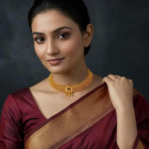 Copper_Base_With_Gold_Plated_Gajresha_Kolhapuri_Thushi