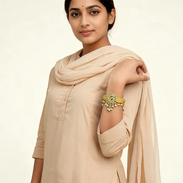 Copper_Base_With_Gold_Plated_Vana_Mayuri_Vanki