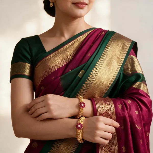 Swati_Golden_Flower_Bangles