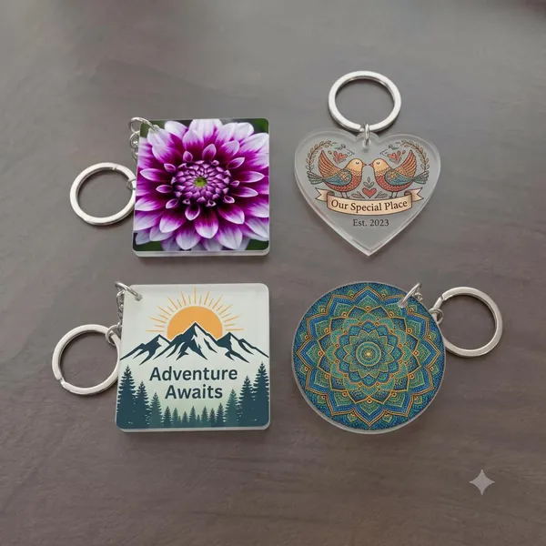 White_Acrylic_Keychain_For_Keys_And_Bags_Pack_Of_5