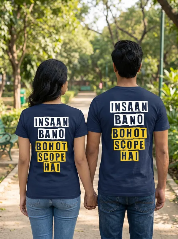Navy_Cotton_Biowash_T-Shirt_For_Men_And_Women_Pack_Of_2