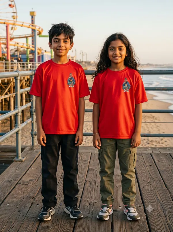 Red_Polyester_T-Shirt_For_Kids