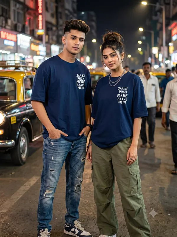 Navy_Cotton_Biowash_T-Shirt_For_Men_And_Women_Pack_Of_2