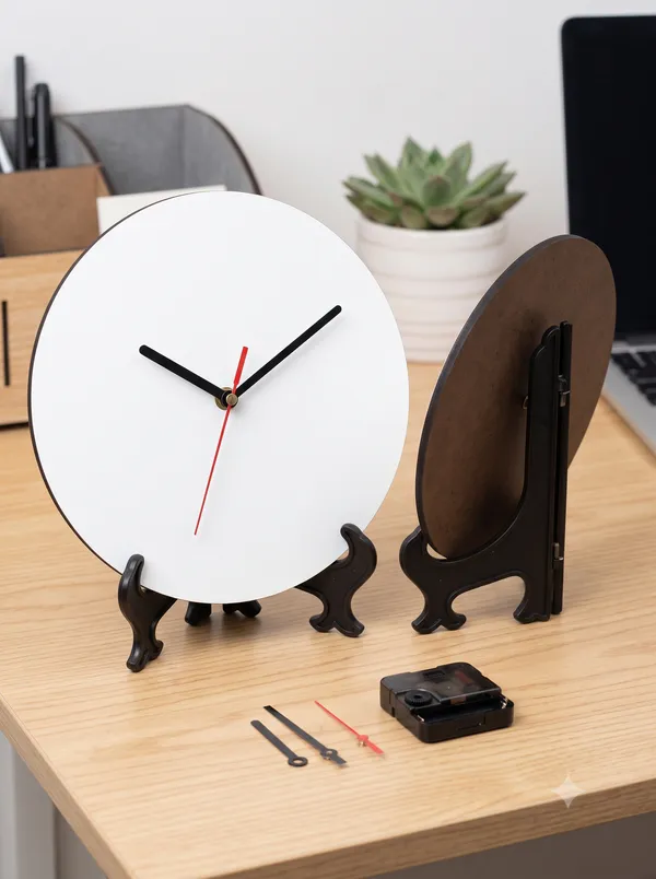 Brown_Mdf_Table_Clock_For_Desk_Decor