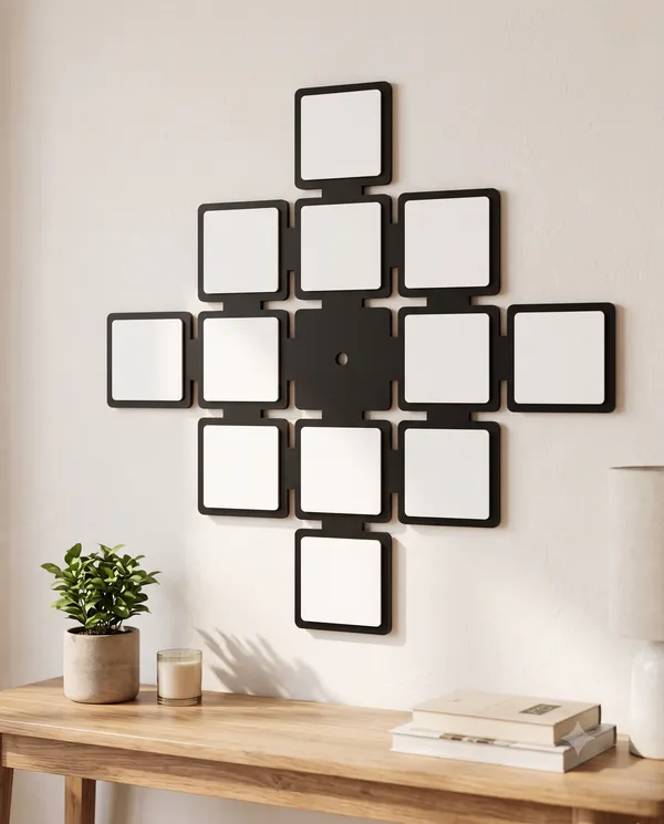 Black_Mdf_Photo_Wall_Clock_For_Wall_Decor
