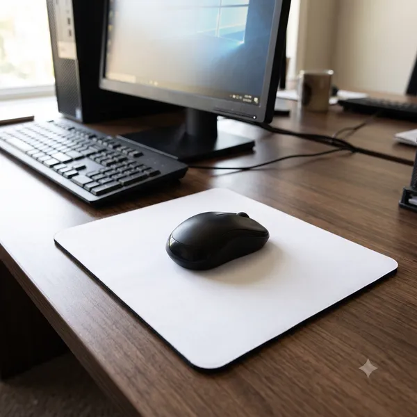 White_Fabric_Mouse_Pad_For_Home_Or_Office_Pack_Of_2