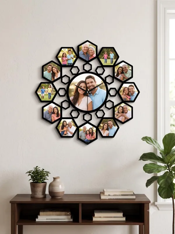 Black_Mdf_Photo_Wall_Clock_For_Wall_Decor