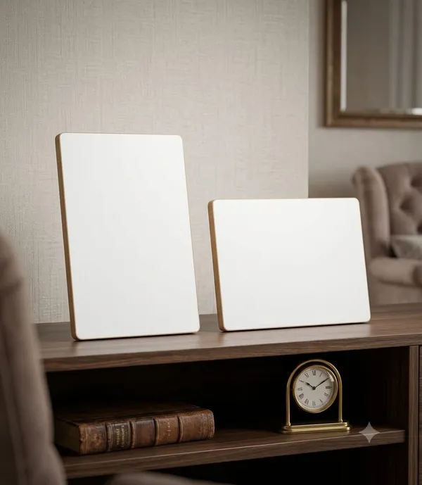 White_Mdf_Photo_Frame_For_Home_Decor_Pack_Of_2