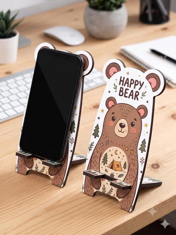 Multicolor_Mdf_Phone_Stand_For_Desk_Use