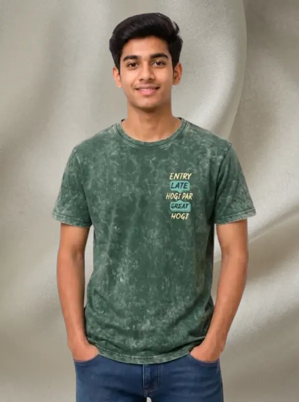 Green_Cotton_T-Shirt_For_Men_And_Women