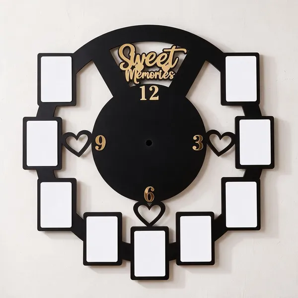 Black_Mdf_Photo_Wall_Clock_For_Wall_Decor