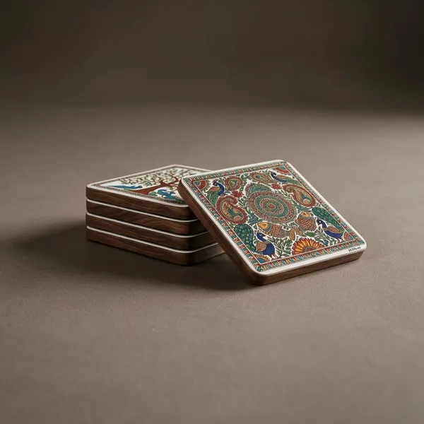 Brown_Mdf_Coaster_For_Table_Protection