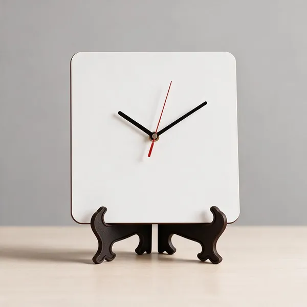 Brown_Mdf_Table_Clock_For_Desk_Decor