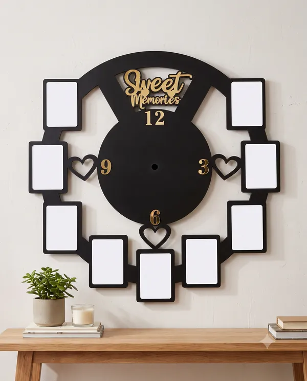 Black_Mdf_Photo_Wall_Clock_For_Wall_Decor