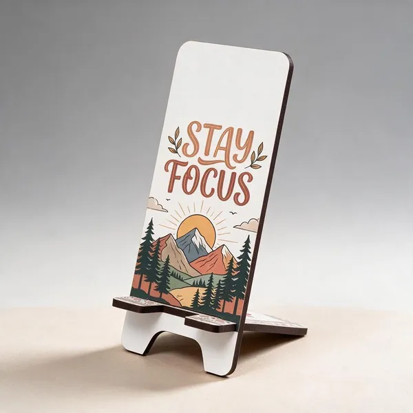 Brown_Mdf_Phone_Stand_For_Desk_Use