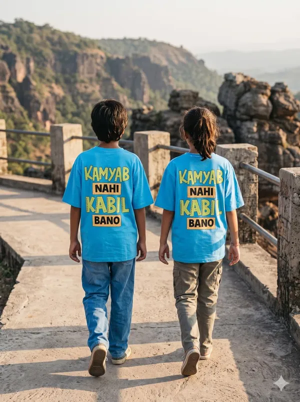 Blue_Cotton_Biowash_T-Shirt_For_Kids
