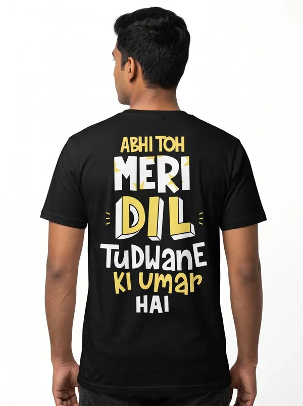 Black_Cotton_Biowash_T-Shirt_For_Men