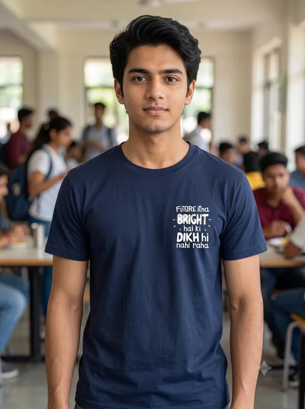 Navy_Cotton_Biowash_T-Shirt_For_Men