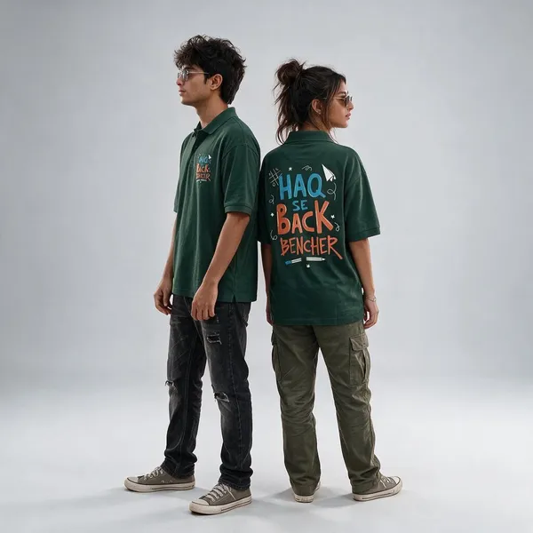Green_Polyester_Polo_T-Shirt_For_Men_And_Women