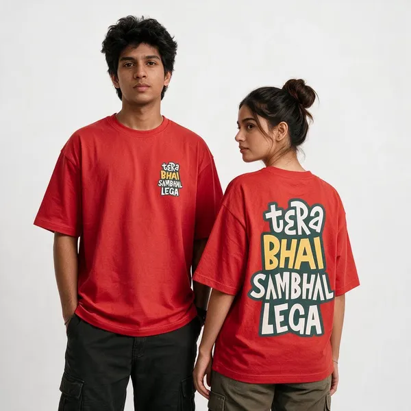 Red_Polyester_T-Shirt_For_Men_And_Women