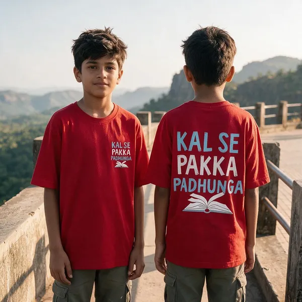 Red_Polyester_T-Shirt_For_Kids