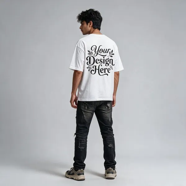 White_Polyester_T-Shirt_For_Men_And_Women