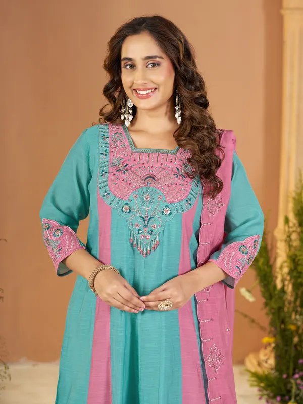 Women's_Mal_Chanderi_Ethnic_Motifs_Embroidered_Kurti_Palazzo_with_Dupatta