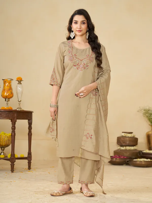 Women's_Marina_Silk_Ethnic_Motifs_Embroidered_Kurti_Palazzo_with_Dupatta