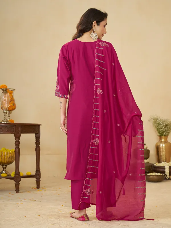 Women's_Marina_Silk_Ethnic_Motifs_Embroidered_Kurti_Palazzo_with_Dupatta