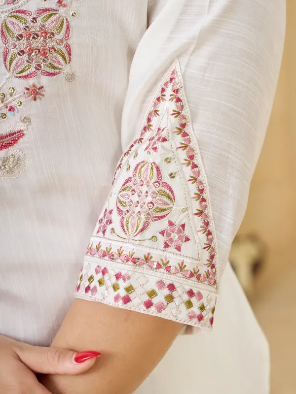 Women's_Marina_Silk_Ethnic_Motifs_Embroidered_Kurti_Palazzo_with_Dupatta