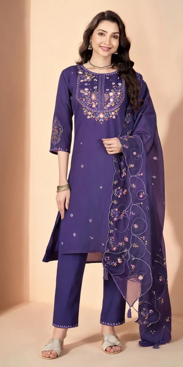 Violet_Marina_Silk_Embroidered_Kurti_Palazzo_With_Dupatta_For_Women