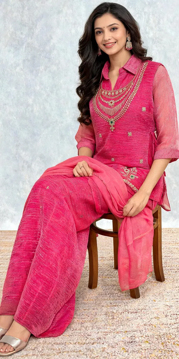 Pink_Rich_Salsa_Embroidered_Kurti_Palazzo_With_Dupatta_For_Women