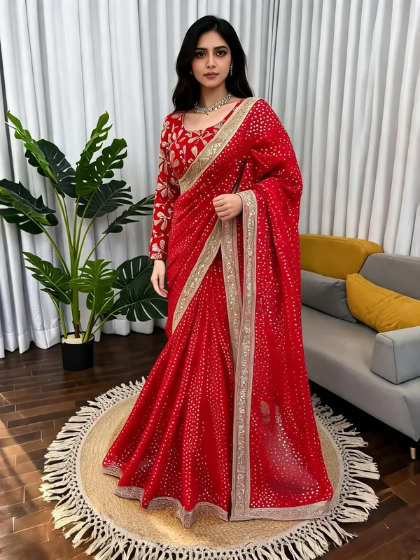 Red_Silk_Embellished_Designer_Saree_For_Women