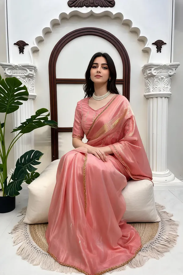 Light_Pink_Silk_Embellished_Saree_For_Women