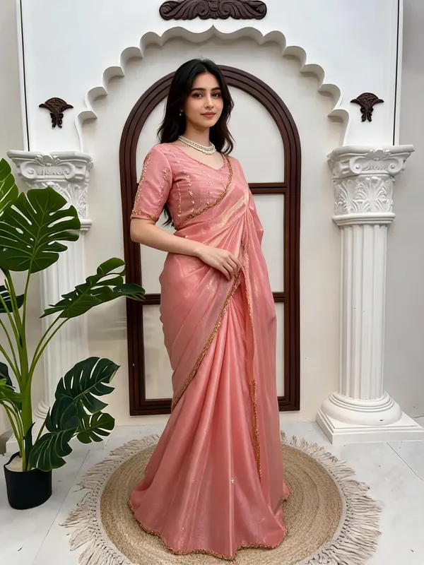Light_Pink_Silk_Embellished_Saree_For_Women