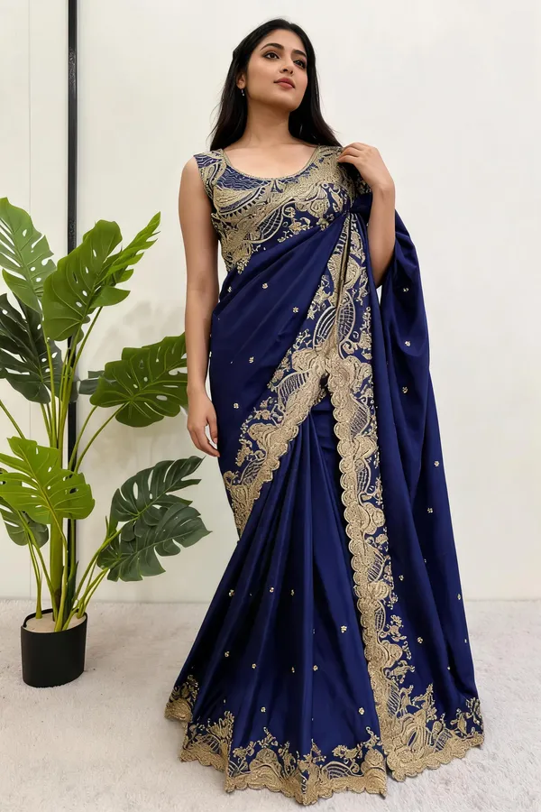 Blue_Rangoli_Silk_Sequin_Work_Saree_For_Women