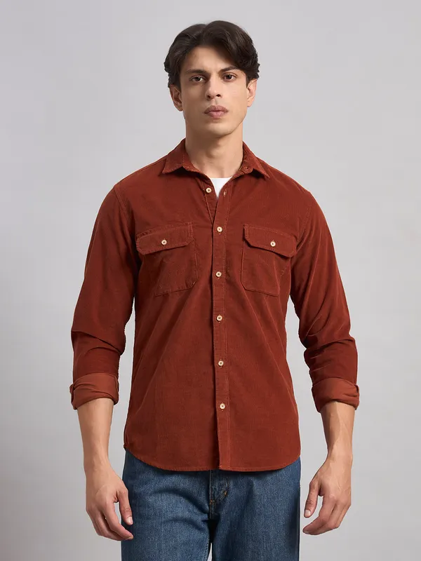 Men_Solid_Relaxed_Fit_Corduroy_Shirt