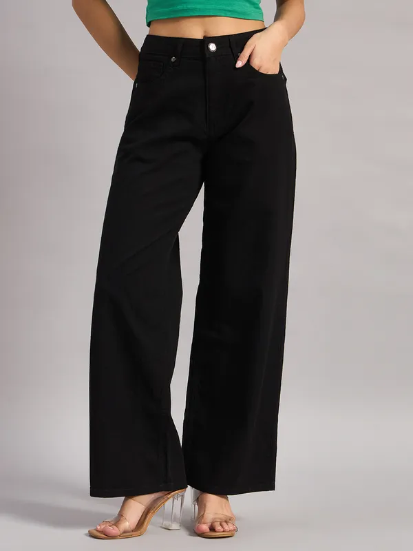 Sand_Dunes_Women’S_Black_High-Rise_Wide-Leg_Jeans