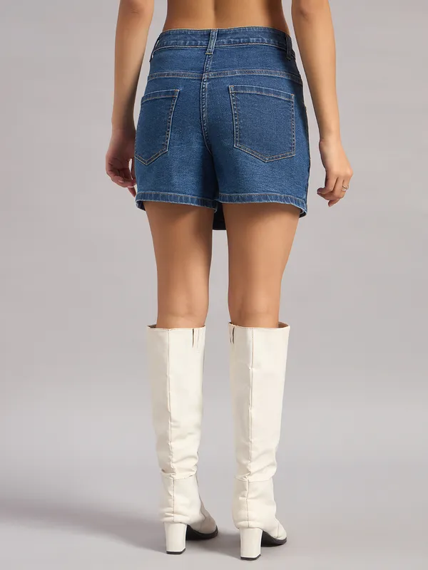 Sand_Dunes_Women’S_Blue_Denim_Skort